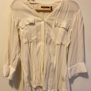 525 America White Button Down